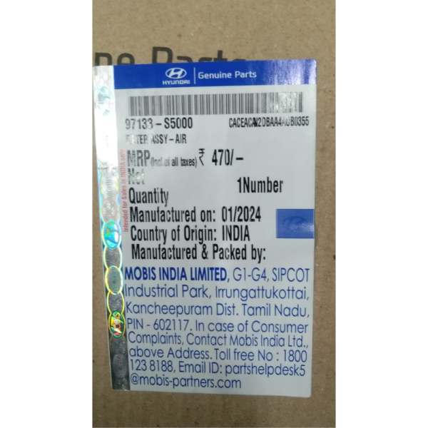 Filter Assy - Air - Hyundai