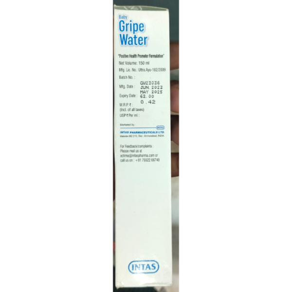 Gripe Water - Intas Pharmaceuticals Ltd