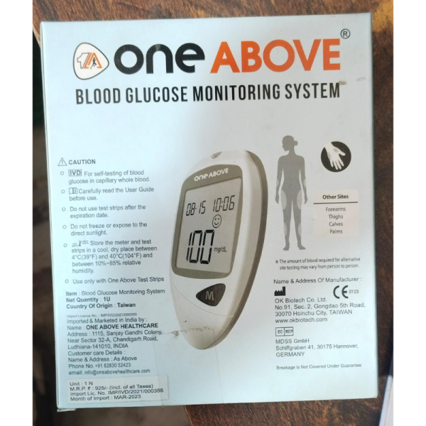 Blood Glucose Monitoring - One Above Healthcare