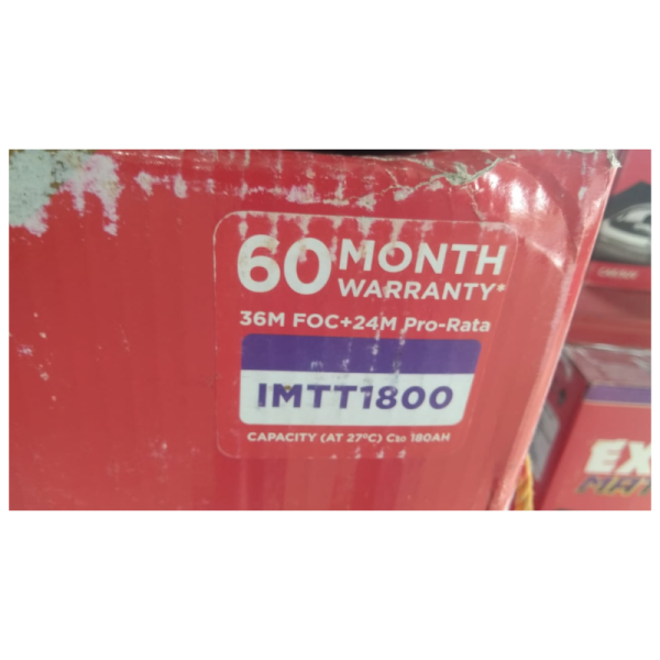 Tubular Battery - EXIDE