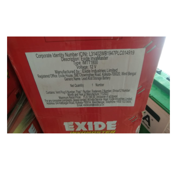 Tubular Battery - EXIDE