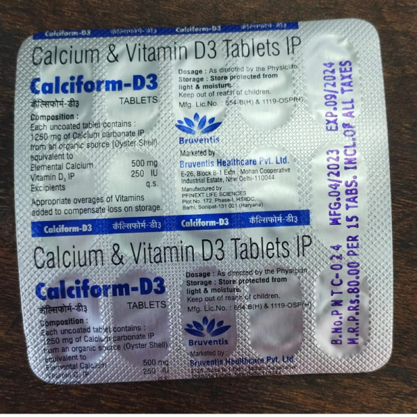 Calciform-D3 - Bruventis Healthcare Pvt. Ltd.