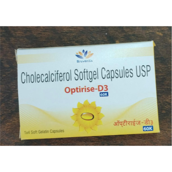 Optirise-D3 60K Capsule - Bruventis Healthcare Pvt. Ltd.