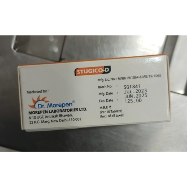 Stugico - D Tablets - Dr. Morepen