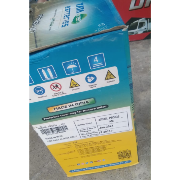 Car Battery - Tata Green Batteries