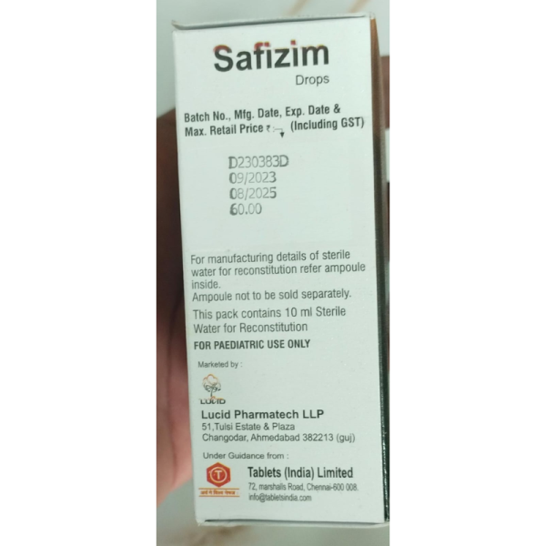 Safizim Drops - Lucid Pharmatech LLP