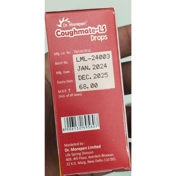 Coughmate-LS Drops - Dr. Morepen