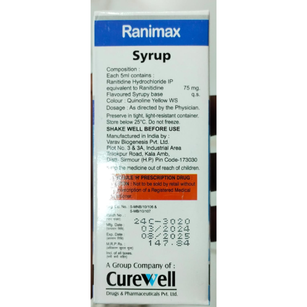 Ranimax Syrup - Curewell