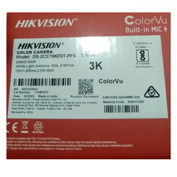 CCTV Camera - Hikvision