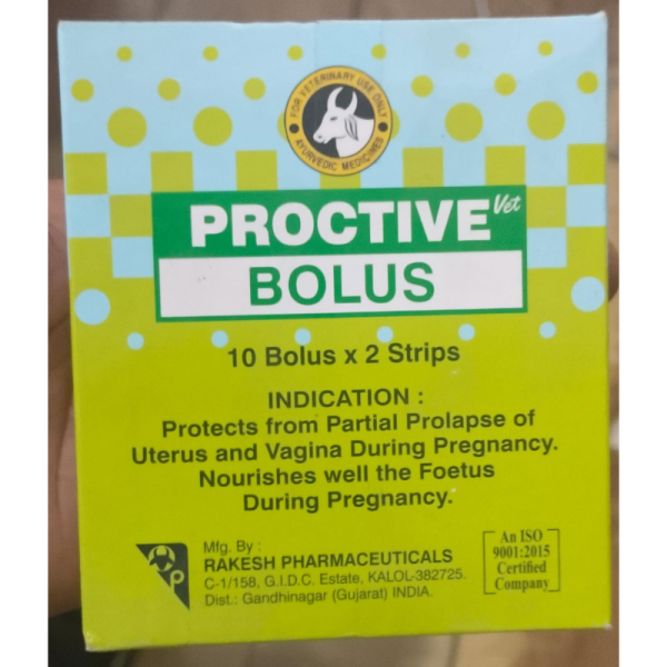 Proctive Vet  Bolus - Rajvaidya Shital Prasad & Sons