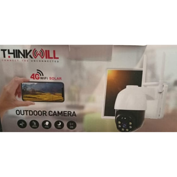 CCTV Camera With Solar Panel - Think Will
