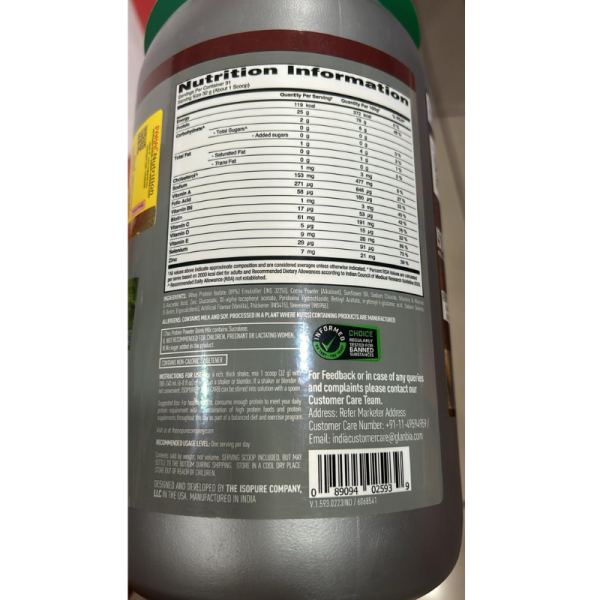 Isopure Protein Powder - Isopure