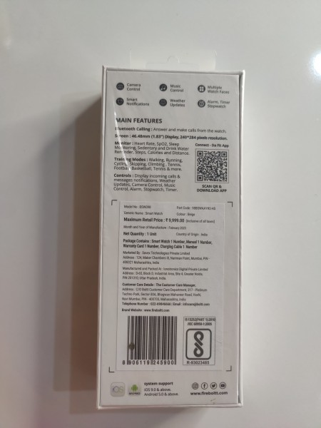 Smart Watch - Fire Boltt