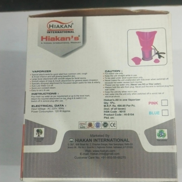 Vaporizer - Hiakan International