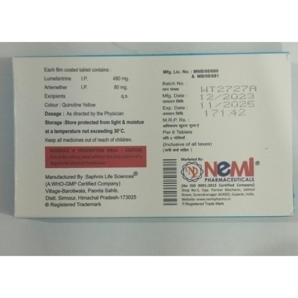 Lumiart Tablets - Nemi Pharmaceuticals