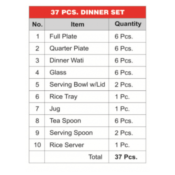 Dinner Set - Suruchi