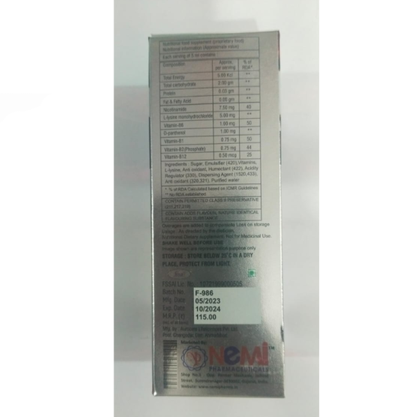 Beconem-L Syrup - Nemi Pharmaceuticals