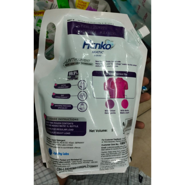 Detergent Liquid - Henko Matic
