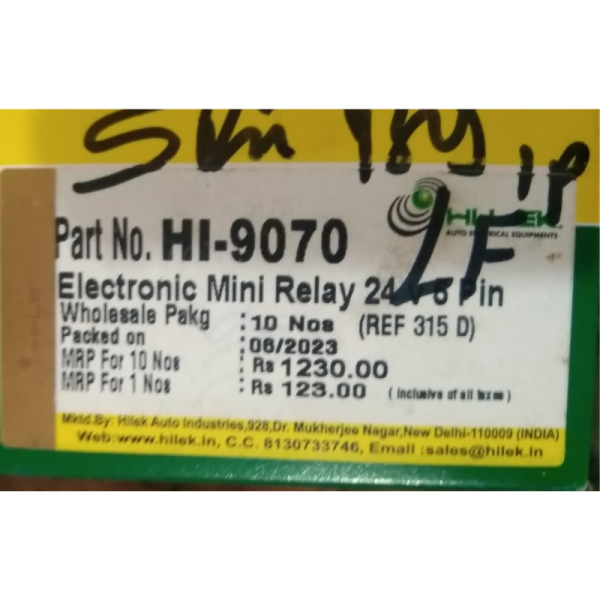 Electronics Mini Relay - Hi-Lek