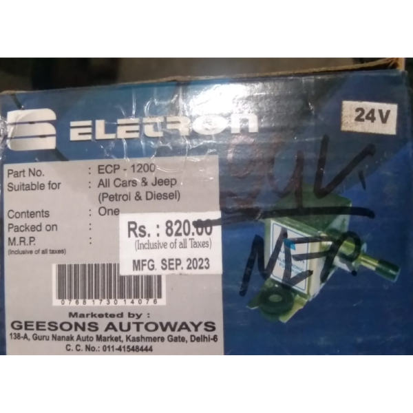 Fuel Pump - Eletron
