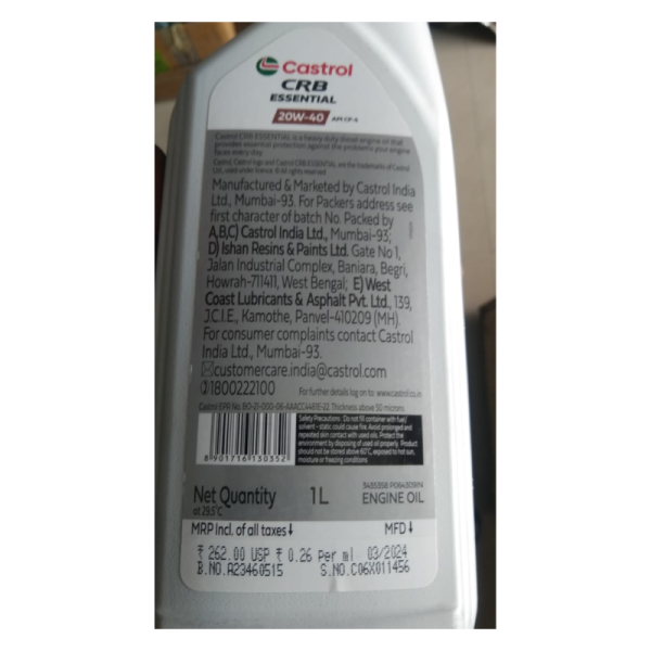 Engine Oil - Castrol