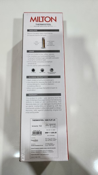 Thermosteel Bottle - Milton