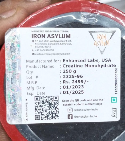 Creatine Monohydrate Powder - Enhanced