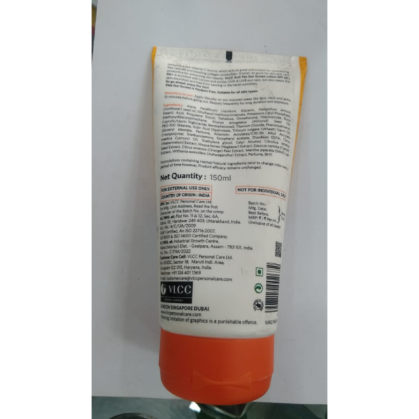 Sunscreen Lotion - VLCC