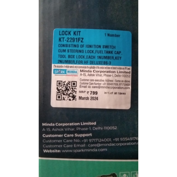 Lock Kit - Spark Minda