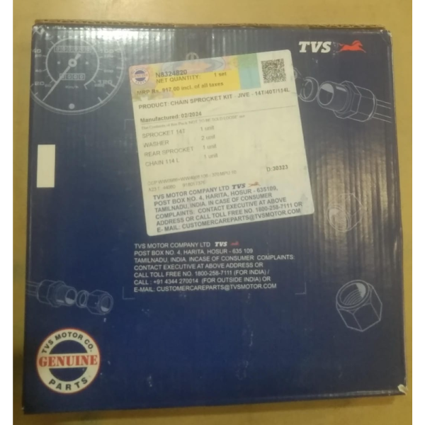 Chain Sprocket Kit - TVS