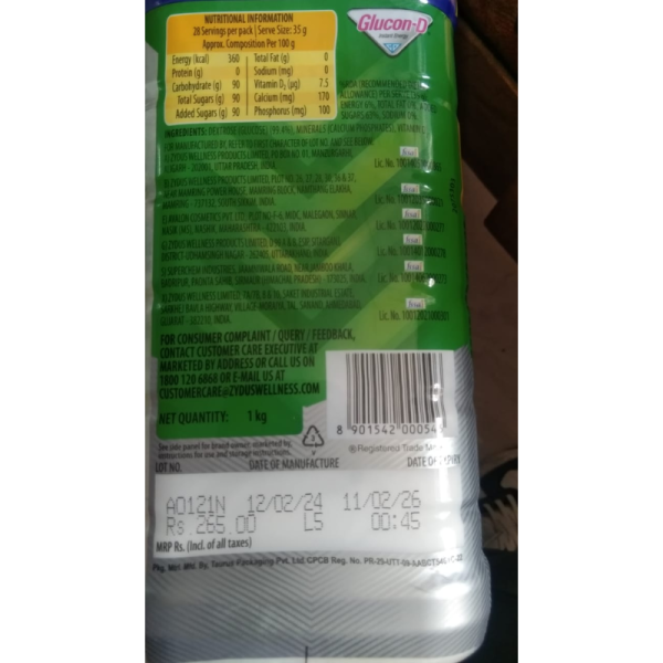 Glucon-D - Zydus Wellness