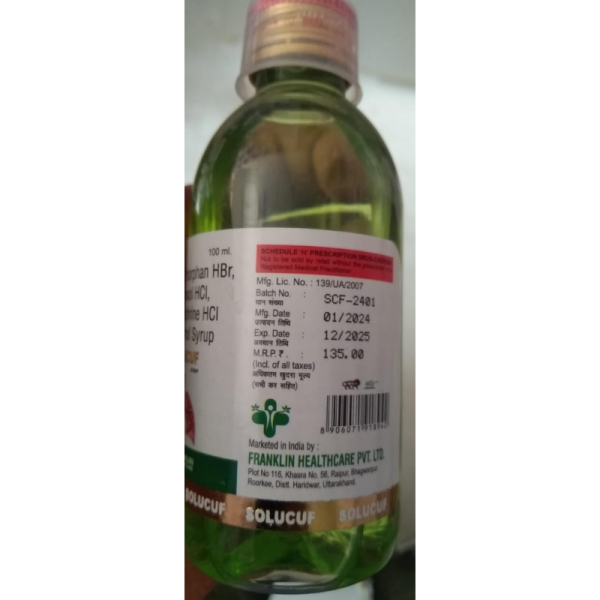 Solucuf Syrup - Franklin Healthcare Pvt Ltd