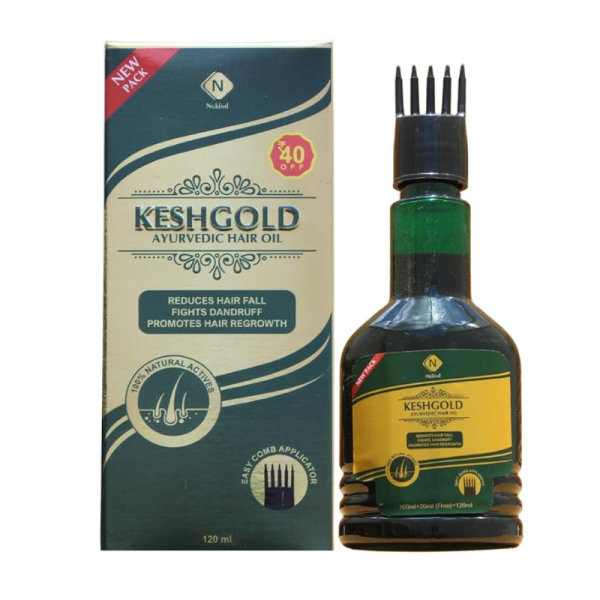 Kesh Gold Ayurvedic Hair Oil - Nukind Healthcare