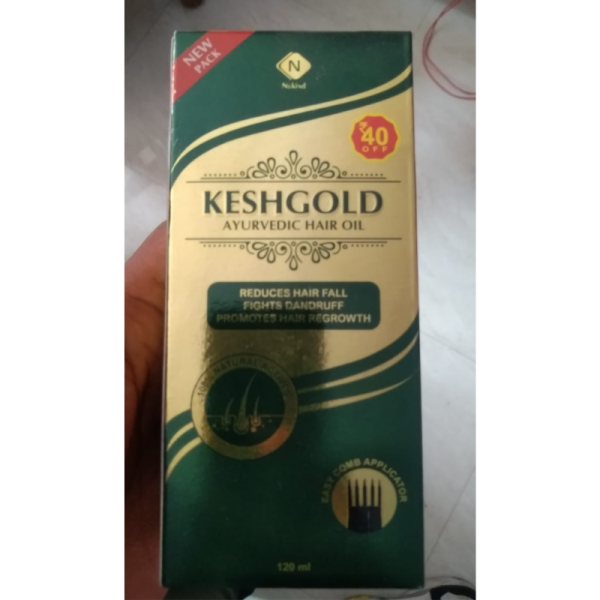 Kesh Gold Ayurvedic Hair Oil - Nukind Healthcare