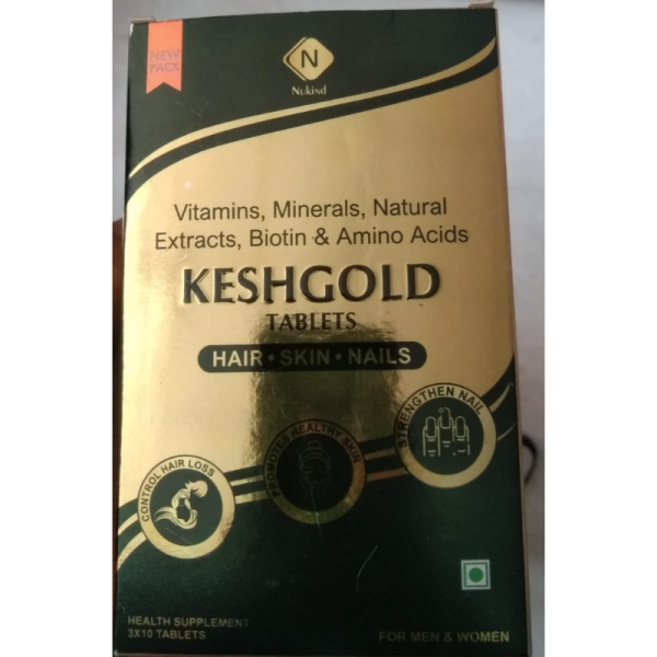Kesh Gold Tablet - Nukind Healthcare