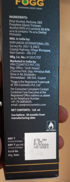 Body Spary - Fogg