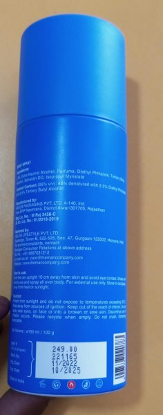 Body Spary - The Man Company