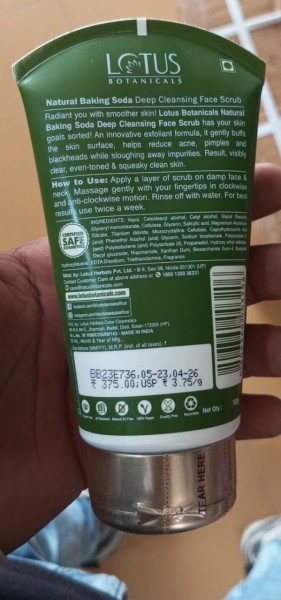 Face Scrub - Lotus