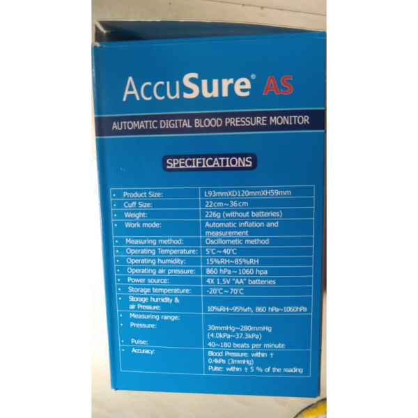 Blood Pressure Monitor - Accusure