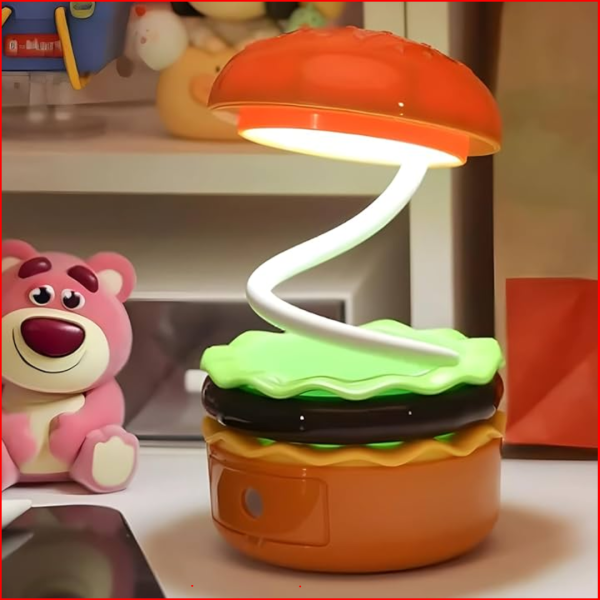 Burger Rechargeable Desk Lamp Image