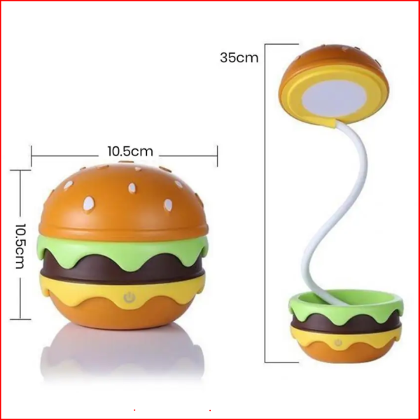 Burger Rechargeable Desk Lamp image 2