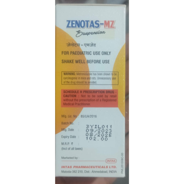 Zenotas-MZ - Intas Pharmaceuticals Ltd