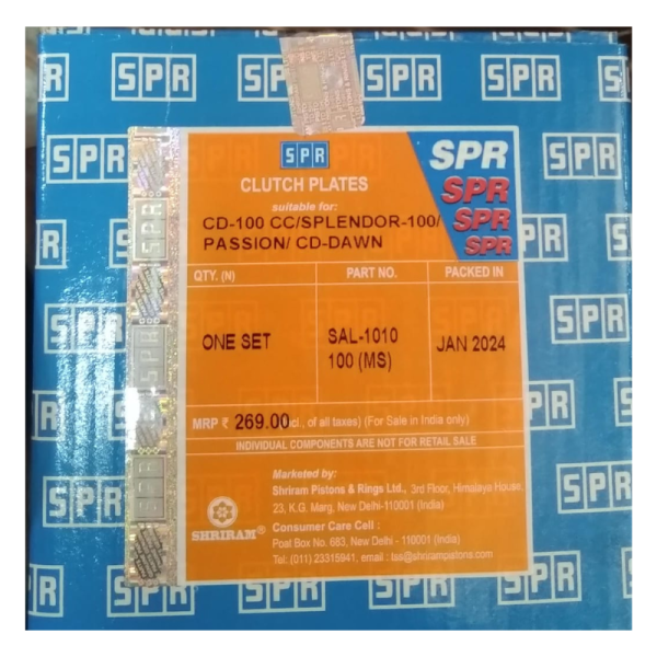 Clutch Plate - Spr