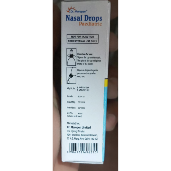 Nasal Drops - Dr. Morepen