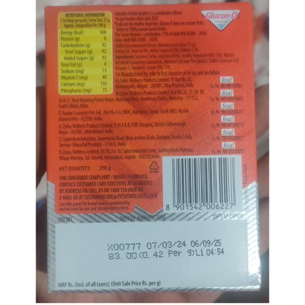 Glucon-D - Zydus Wellness
