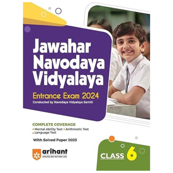 Jawahar Navodaya Vidyalaya Entrance Exam 2024 Class 6 - Arihant