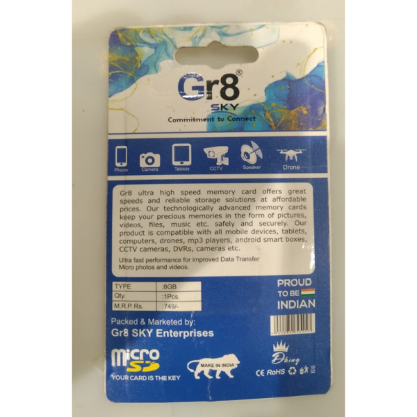 Memory Card - Gr8 Sky