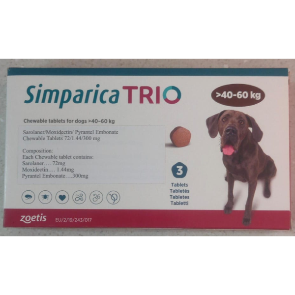 Simparica Trio Dogs - Zoetis