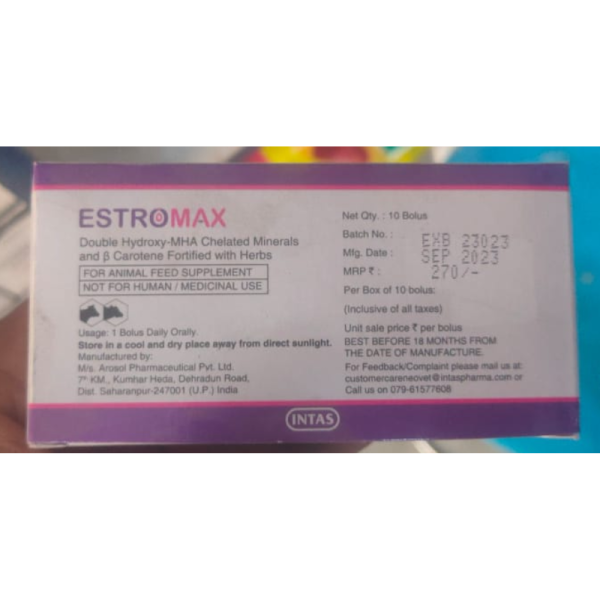 Estromax Bolus - Intas Pharmaceuticals Ltd