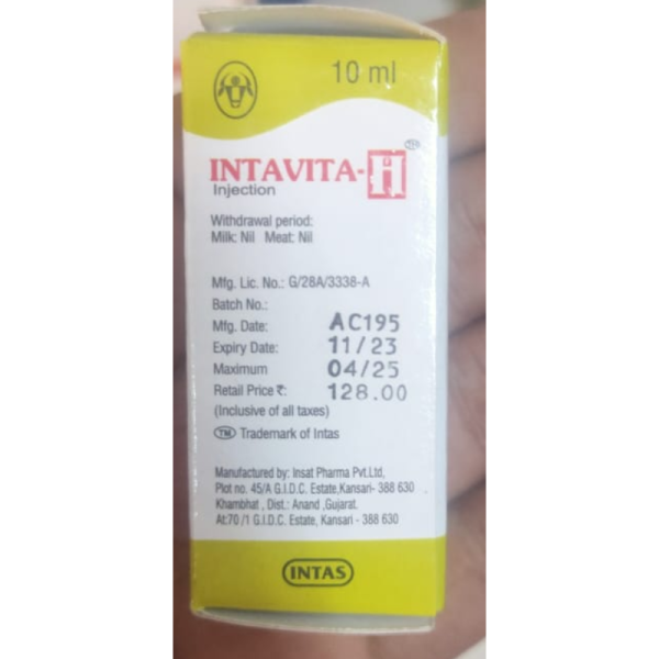 Intavita-H Injection - Intas Pharmaceuticals Ltd
